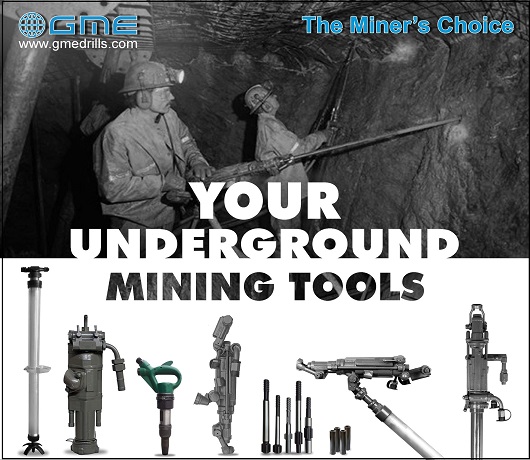 underground mining tools and equipment