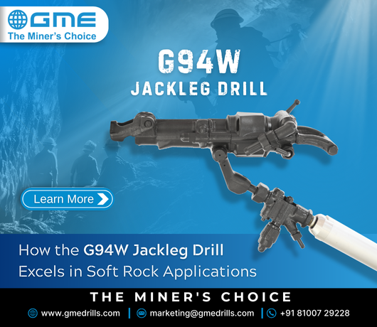 How the G94W Jackleg Drill Excels in Soft Rock Applications