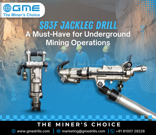 S83F Jackleg Drill – A Must-Have for Underground Mining Operations